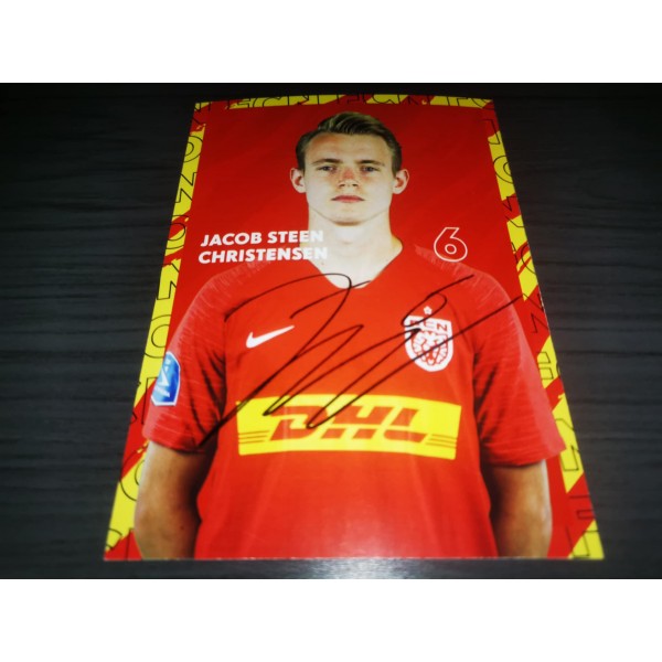 Jacob Steen Christensen original autograf FC Nords...